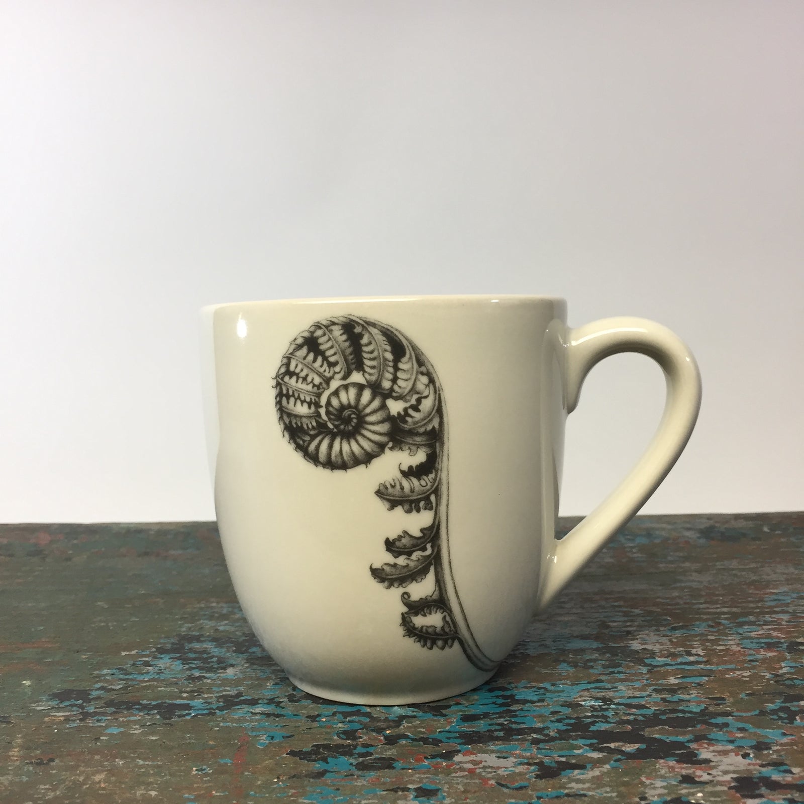 Laura Zindel Coiled Wood Fern Mug