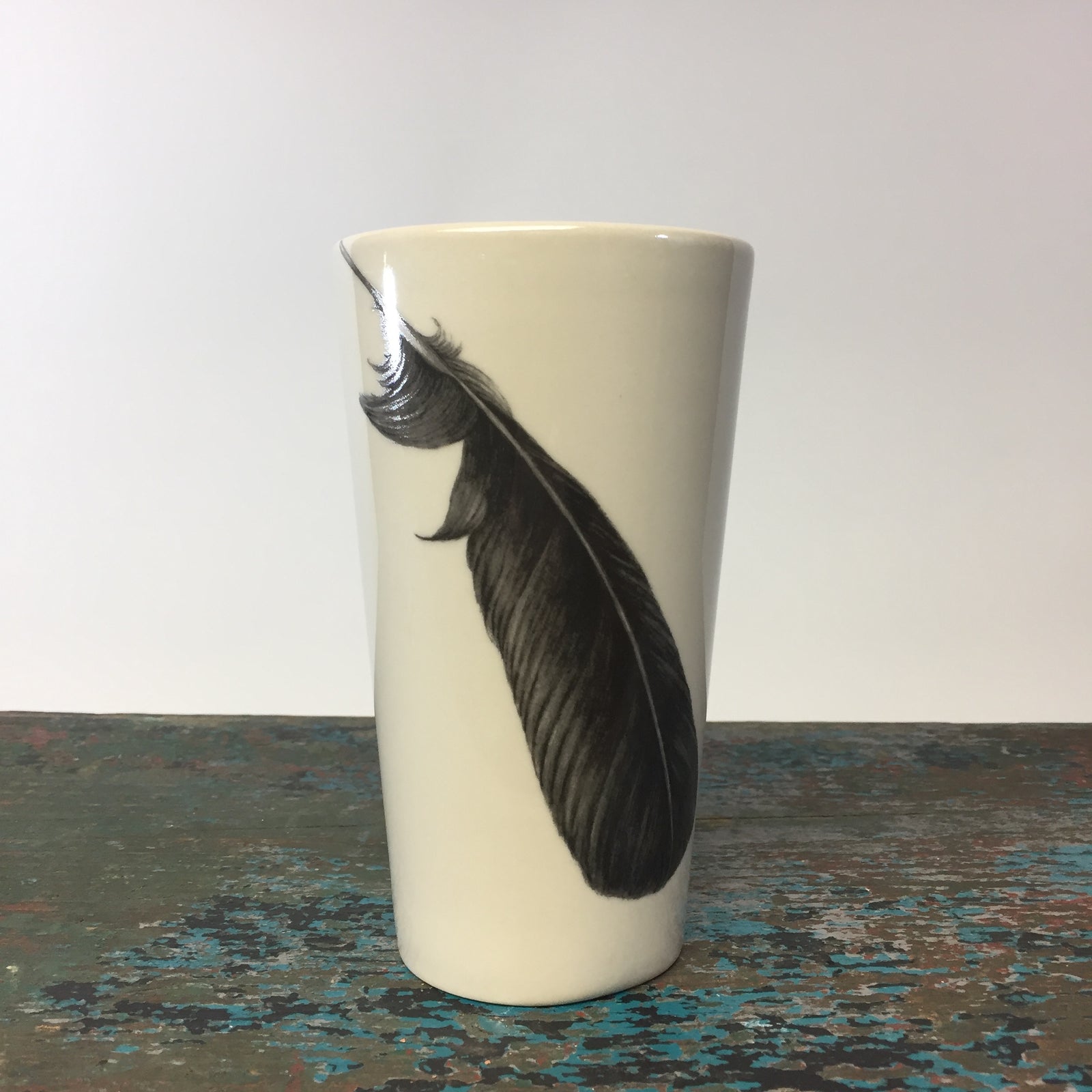 Laura Zindel Crow Feather Tumbler