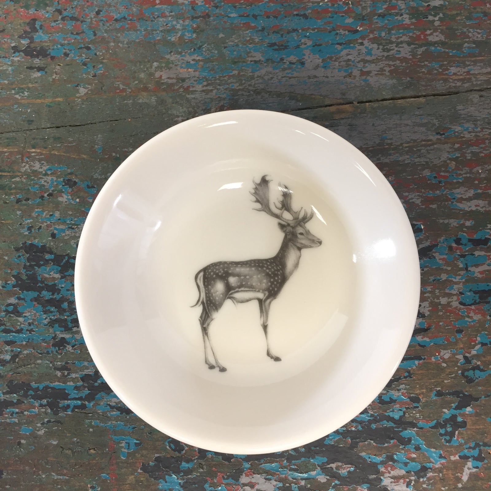 Laura Zindel Fallow Buck Deer Sauce Bowl