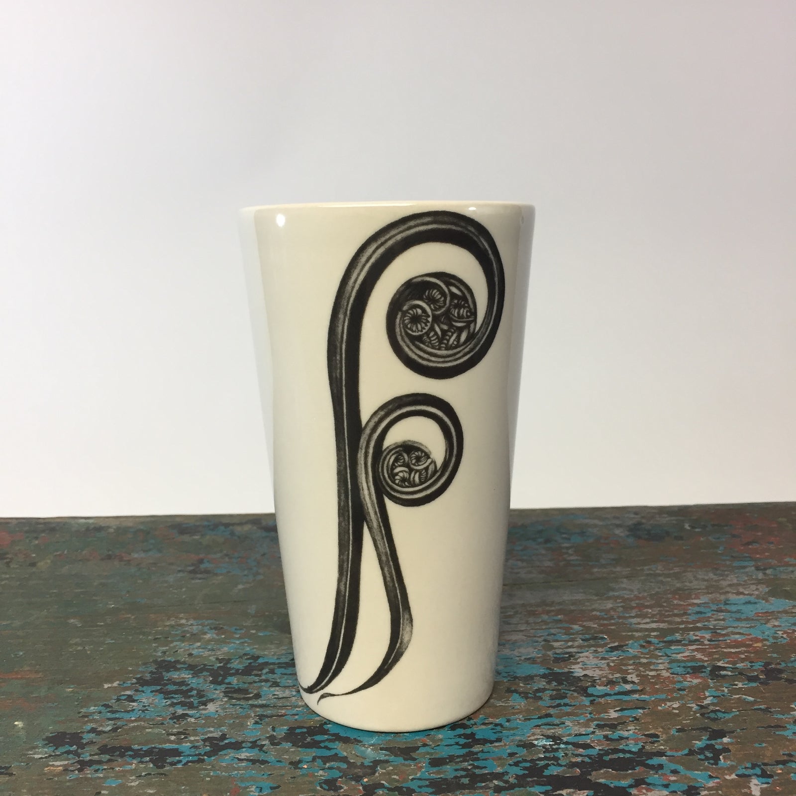 Laura Zindel Fiddlehead Fern Tumbler