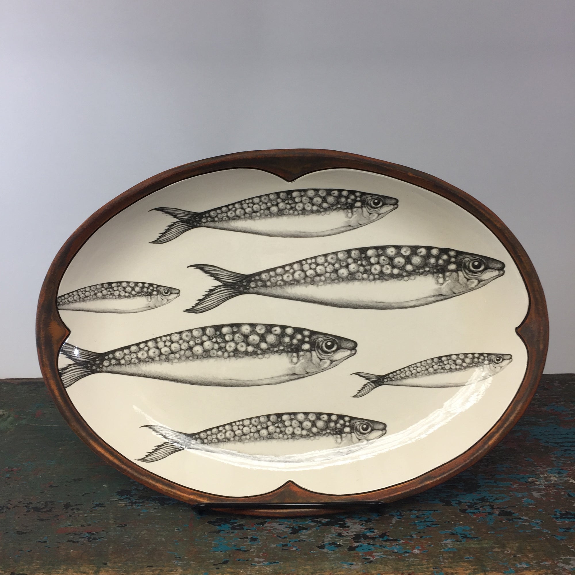 Laura Zindel Small Oval Sardines Platter