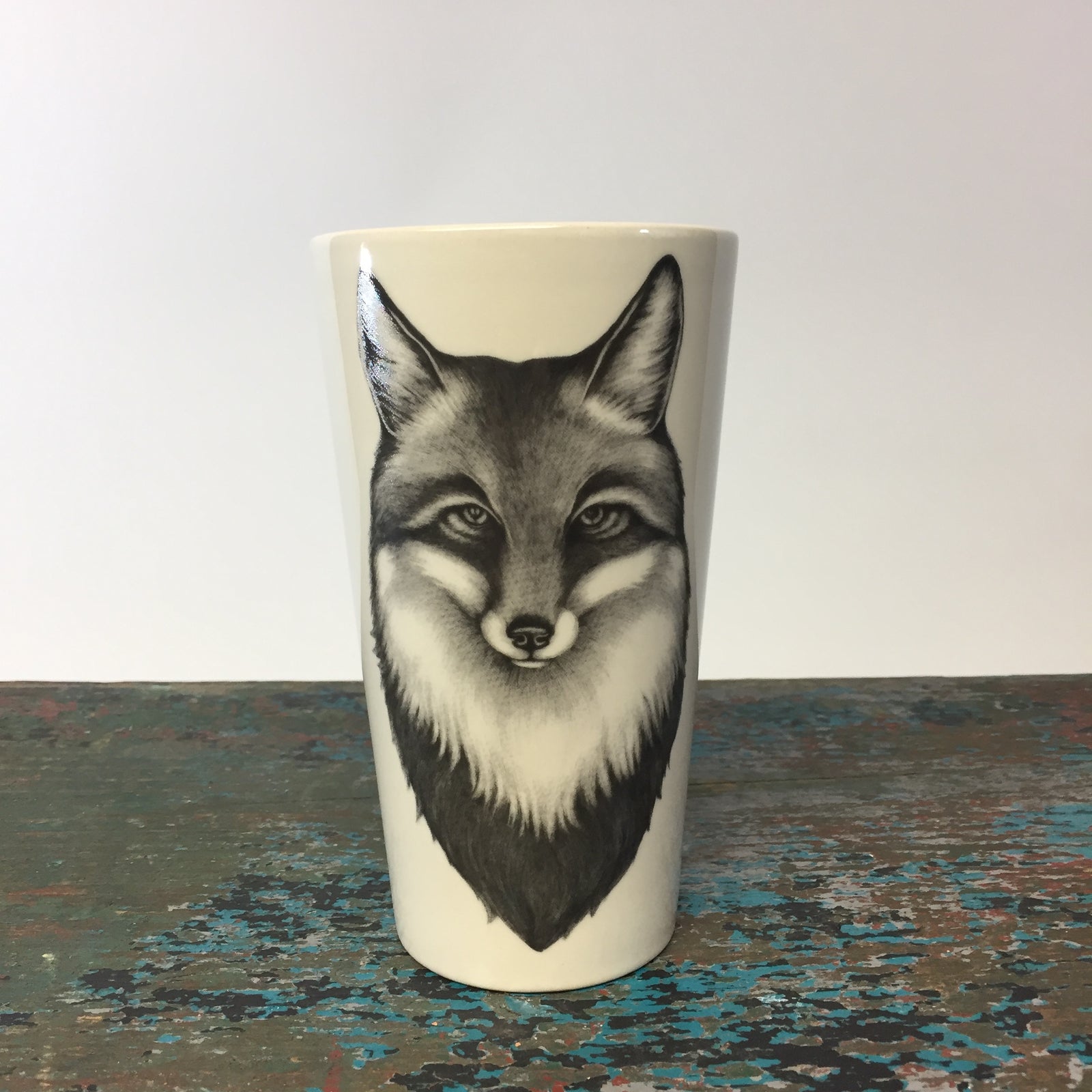 Laura Zindel Fox Portrait Tumbler