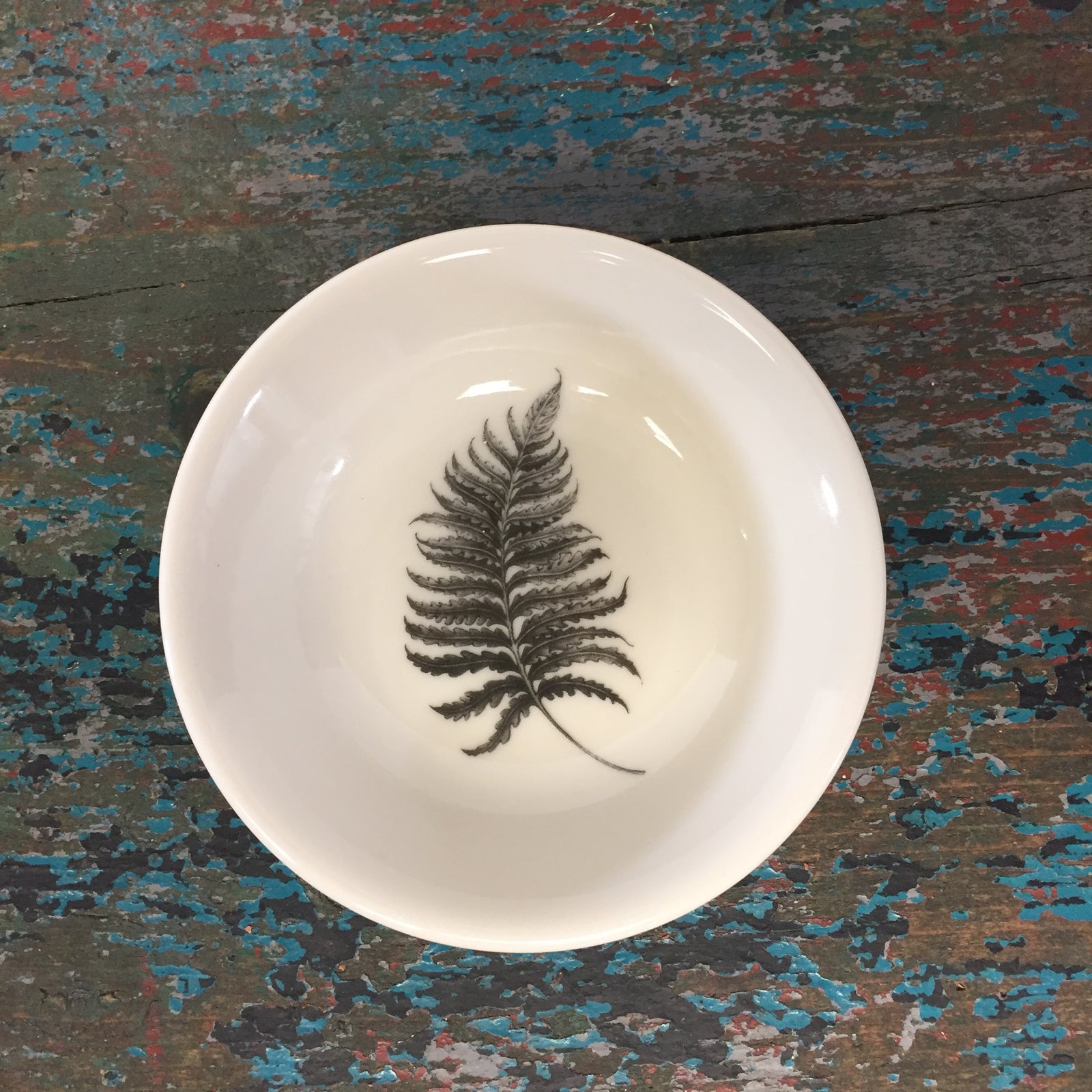 Laura Zindel Wood Fern Sauce Bowl
