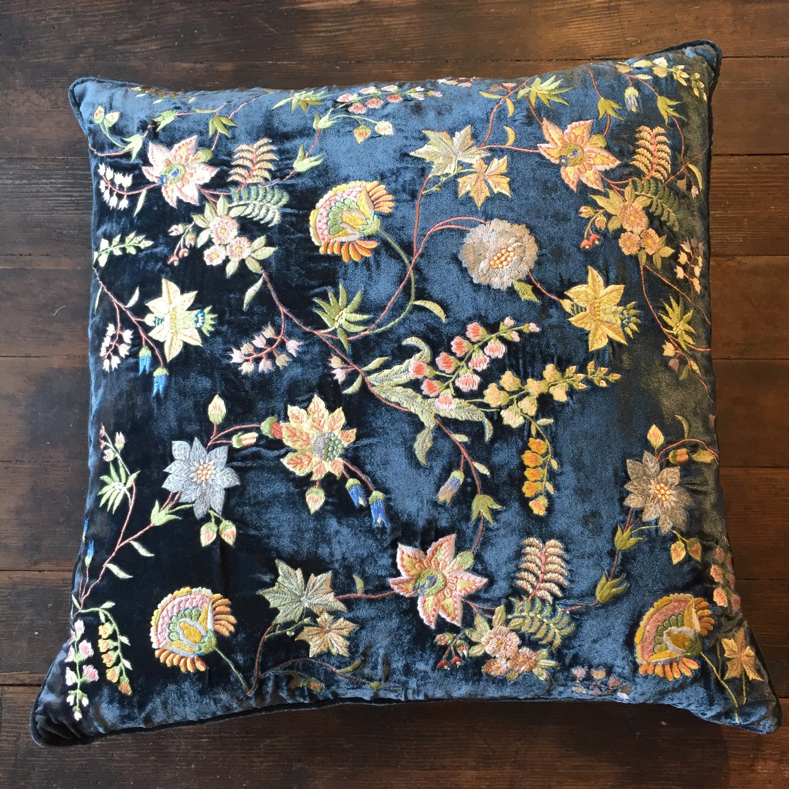 Madame Bovary Indigo Pillow