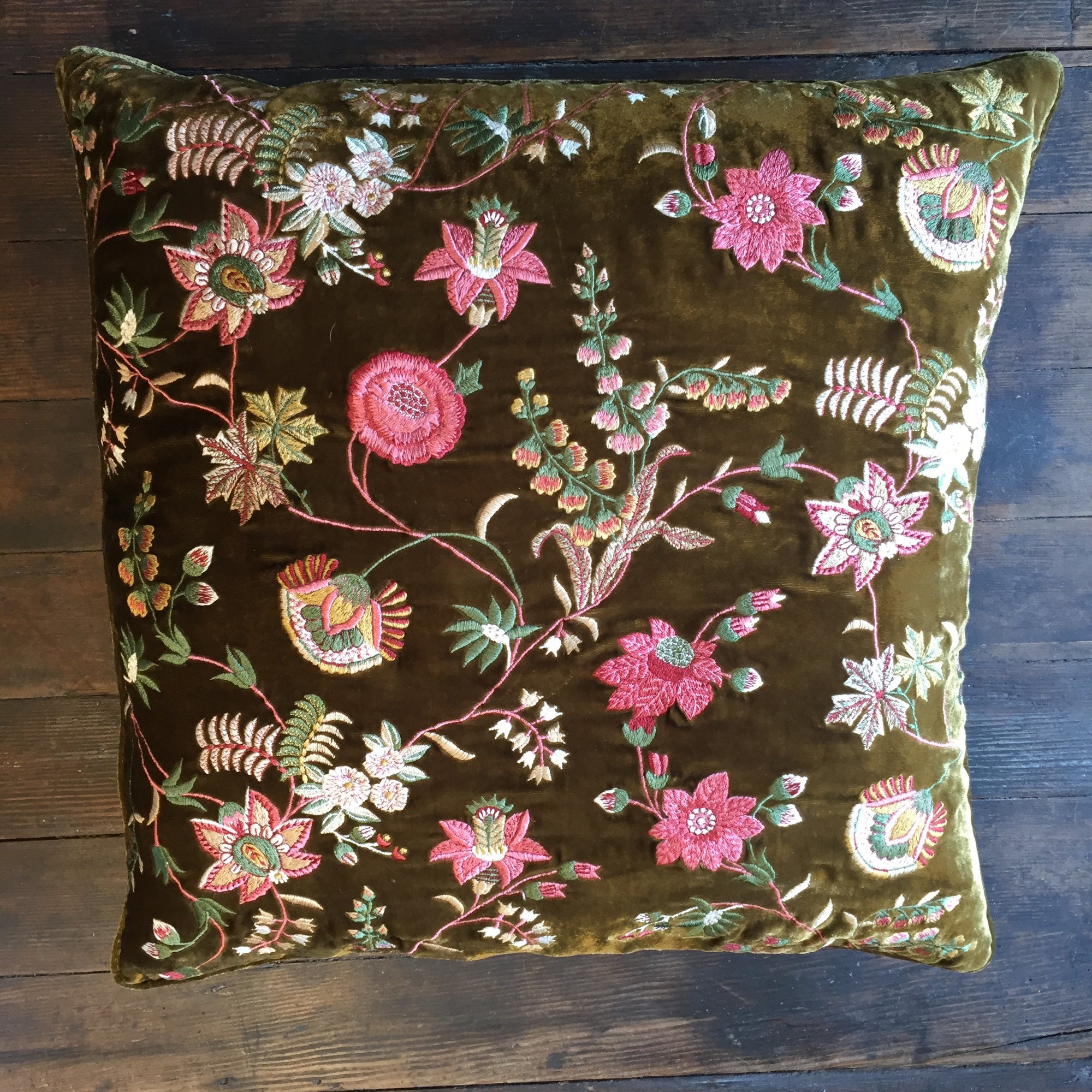 Madame Bovary Olive Pillow