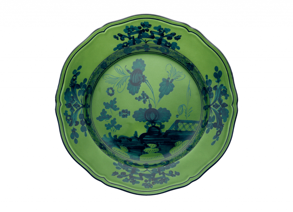 Oriente Italiano Flat Dinner Plate Malachite