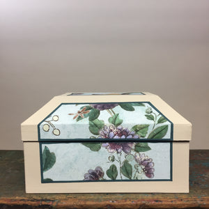 Antoinette Poisson Medium Wedding Box in Canton Blue