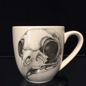 Owl Skull Mug by Laura Zindel