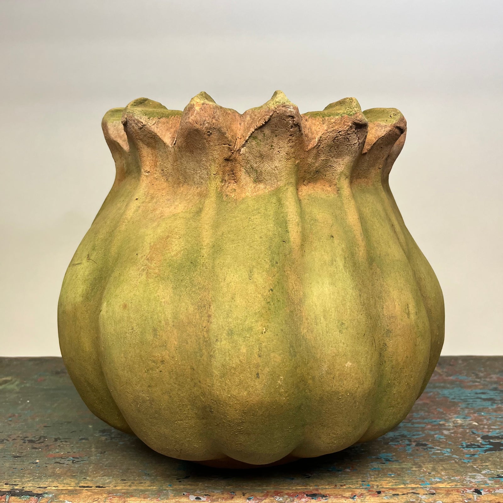 Aged Terracotta Large Poppy Planter