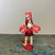 Vintage by Crystal Red Santa with Presents Figure