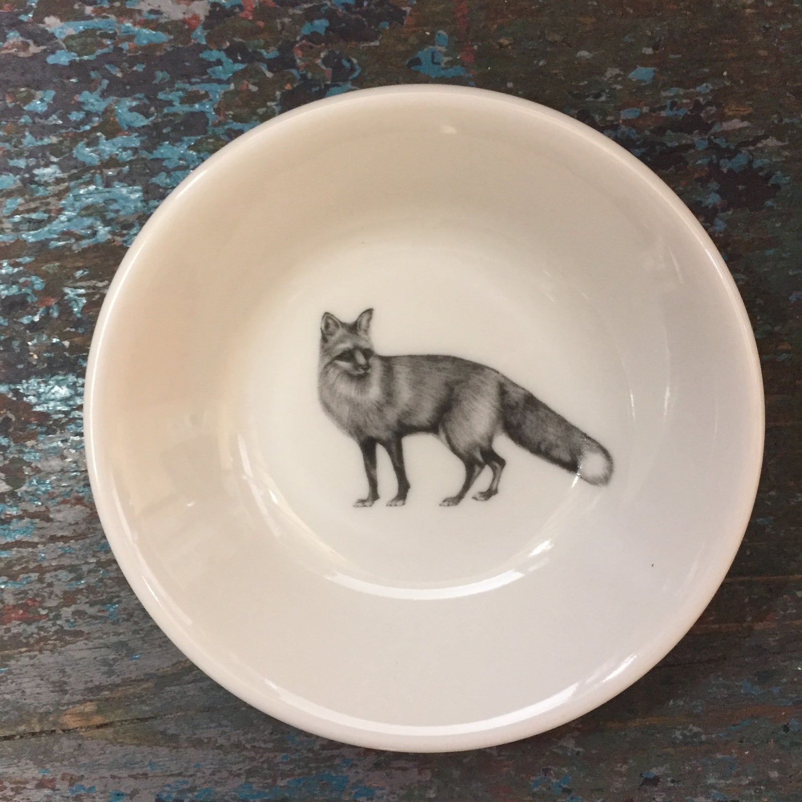 Laura Zindel Red Fox Sauce Bowl
