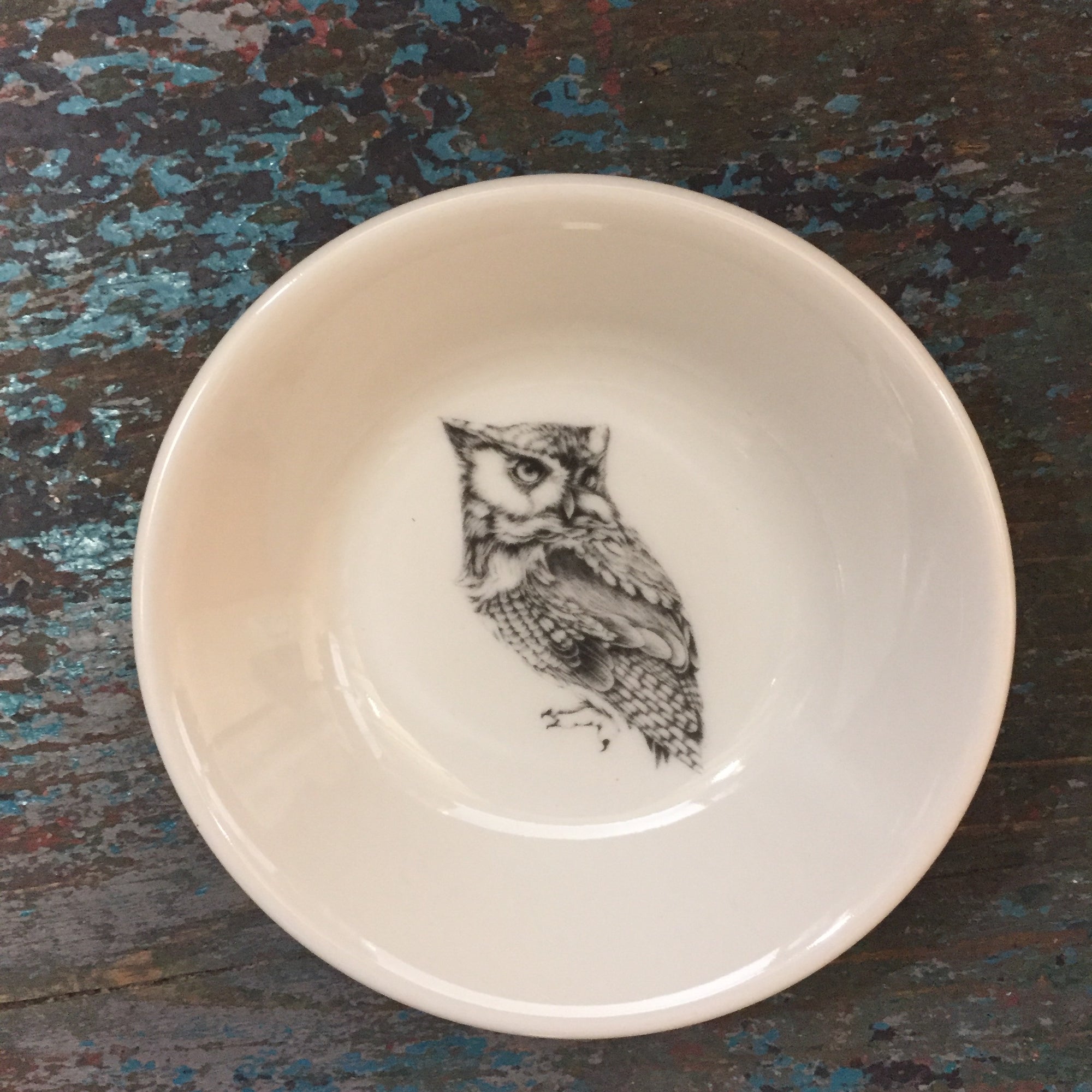 Laura Zindel Screech Owl #1 Sauce Bowl