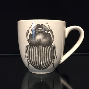 Scarab Beetle Mug by Laura Zindel