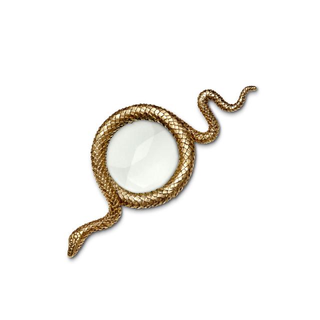 L'objet Snake Magnifying Glass Gold
