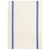 Linen Cotton French Tea Towel Natural & Bleu